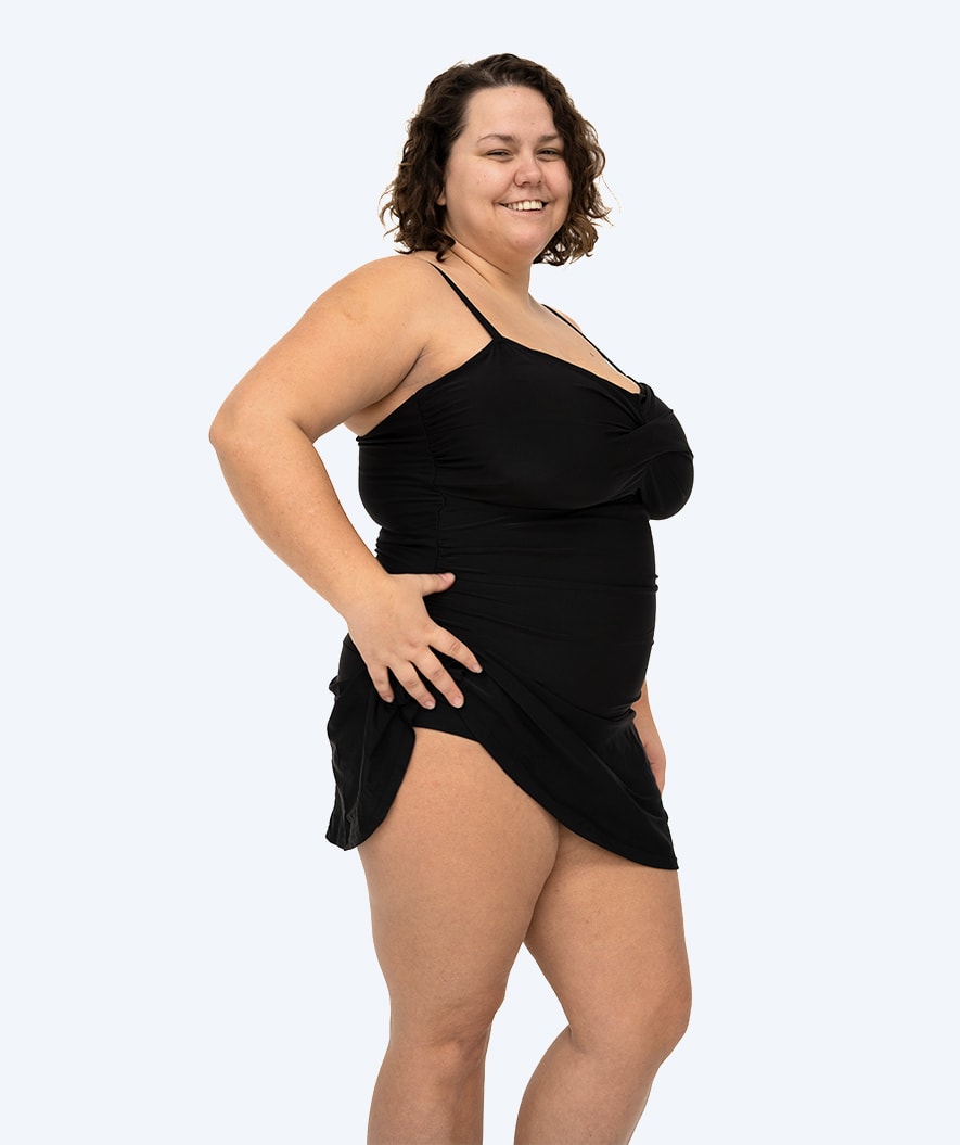 Watery dames badpak met rokje - Lana - Zwart