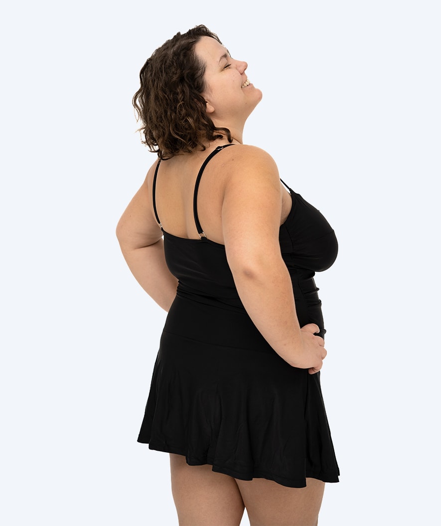 Watery dames badpak met rokje - Lana - Zwart