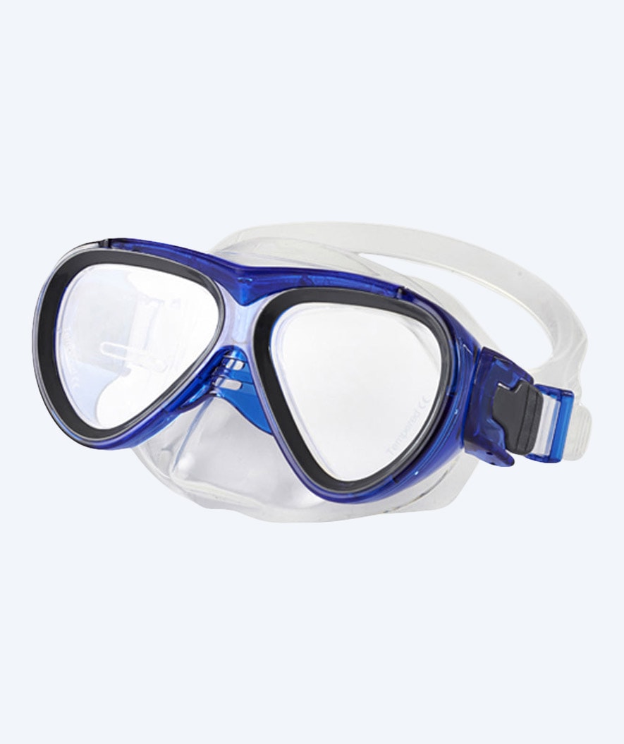 Primotec duikbril op sterkte voor kinderen - M59 (-1.0 – -8.0) en (+1.0 – +4.0) - Donkerblauw