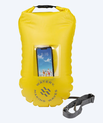 Watery zwemboei voor zwemmen - Window PVC 28L - Geel