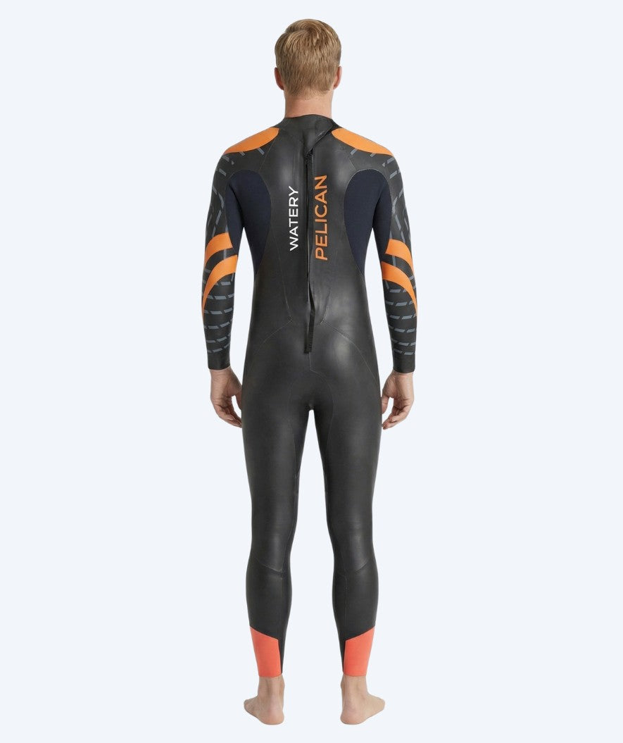 Watery heren wetsuit - Pelican - Oranje