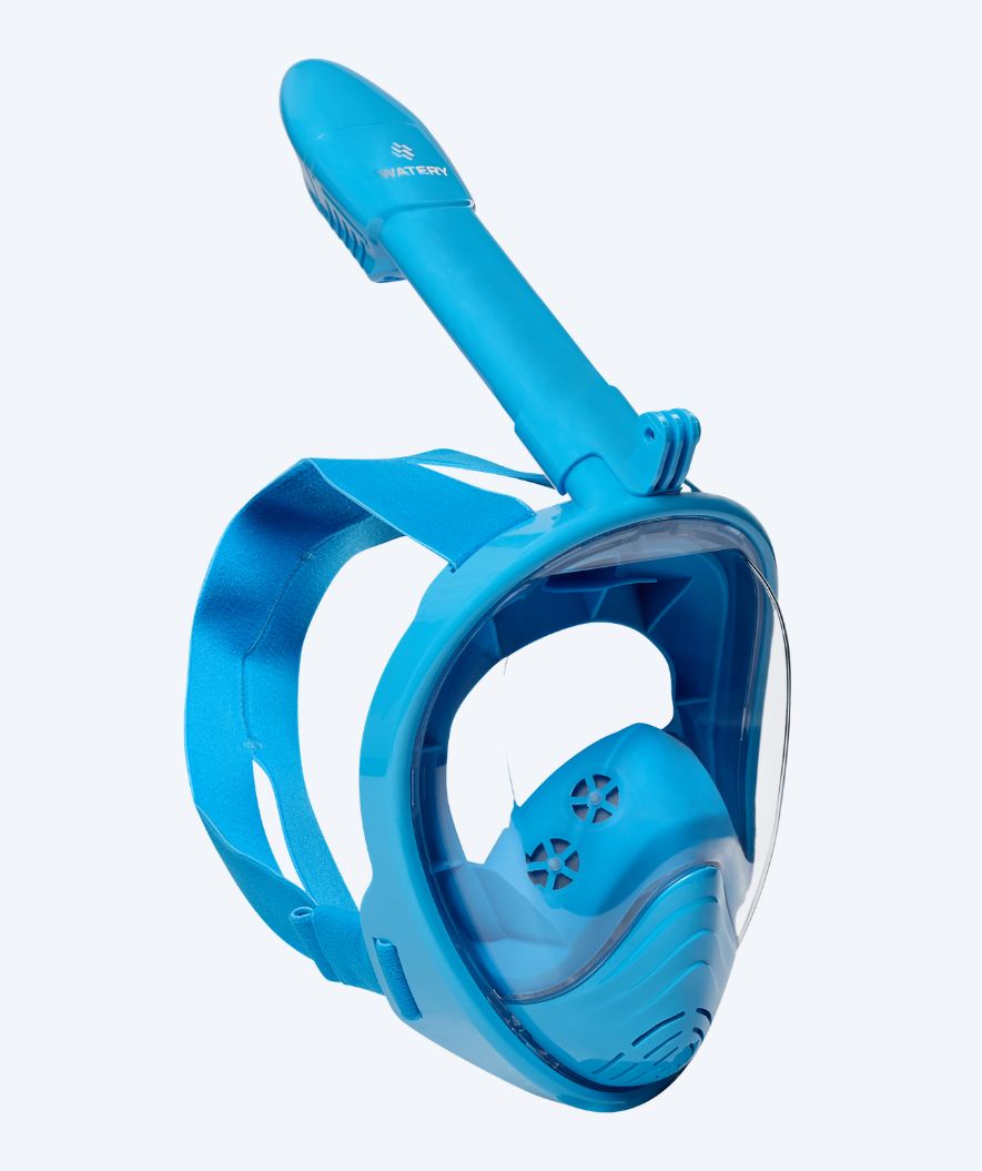 Watery full face duikmasker - Oxygen - Atlantic Blue