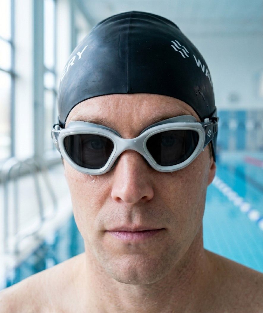 Watery training zwembril - Raven Active - Grijs (Smoke lens)