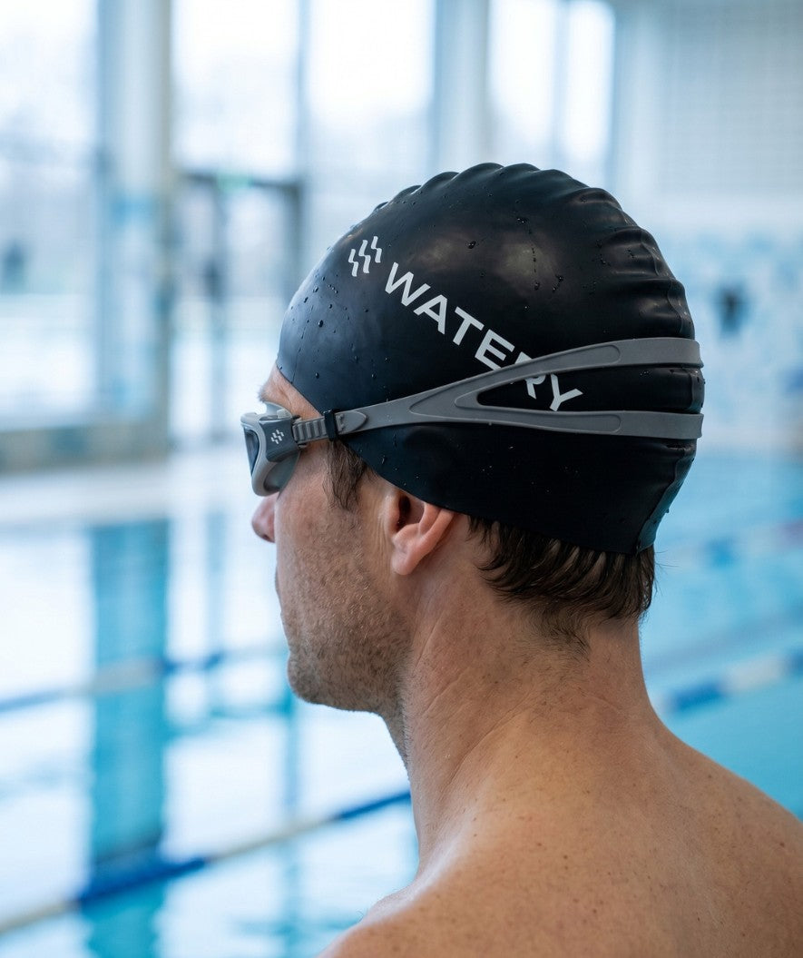 Watery training zwembril - Raven Active - Grijs (Smoke lens)