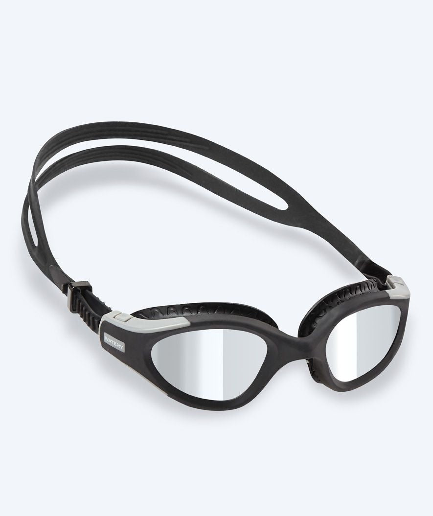Watery training duikbril - Kelvin Mirror - Zwart/zilver
