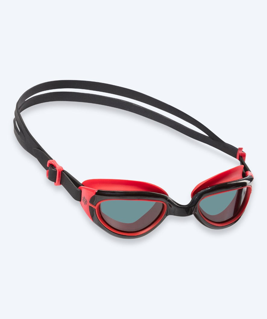 Watery zwembril voor kinderen - Wade Active - Zwart/rood (Smoke lens)