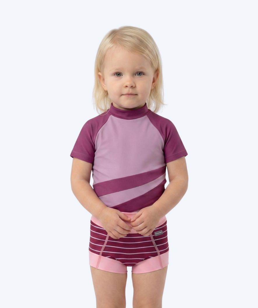 Watery zwemluiers voor kinderen - Neoprene Swim Nappy - Nordic Roze Stripes