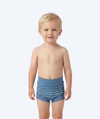 Watery zwemluiers voor kinderen - Neoprene Swim Nappy - Nordic Blue Stripes