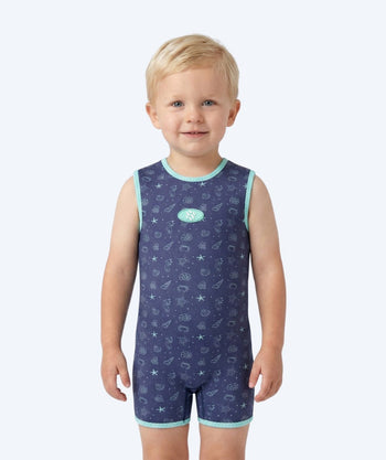 Watery wetsuit voor kinderen - Baia Wrap - Atlantic Turquoise