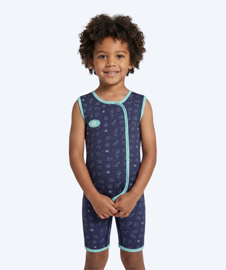 Watery wetsuit voor kinderen - Baia Shorty - Atlantic Turquoise