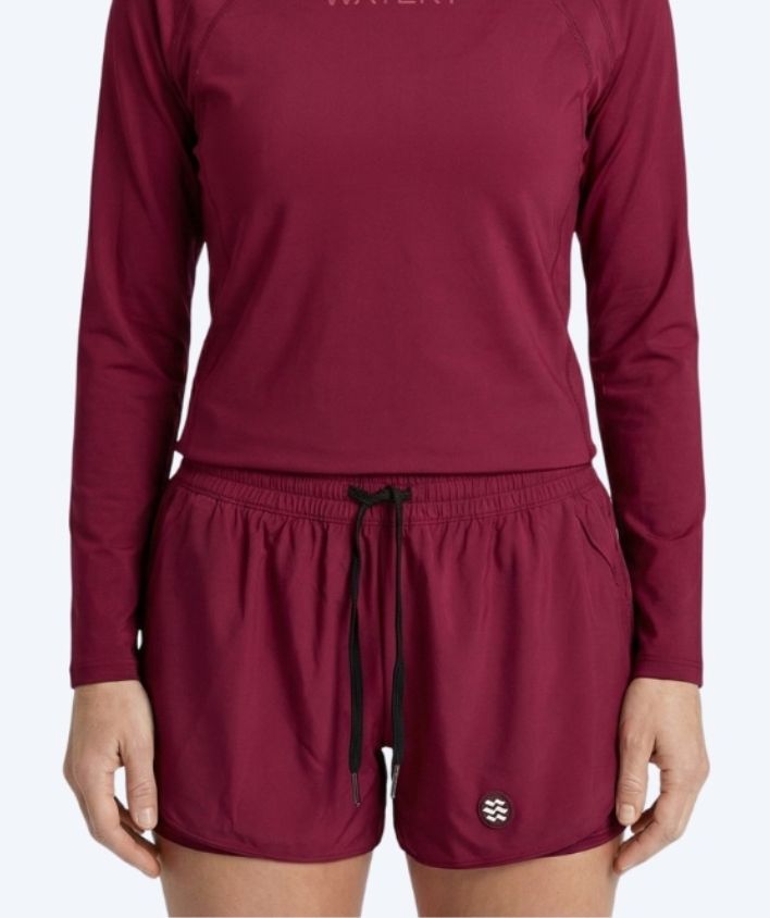 Watery zwemshorts voor vrouwen - Remington - Donkerrood