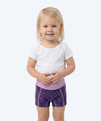 Watery zwemluiers voor kinderen - Thetis Youngster - Roze/paars