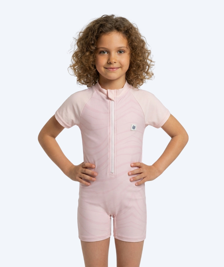 Watery UV-zwempak voor kinderen - Fjord Korte Mouw Rashguard - Roze