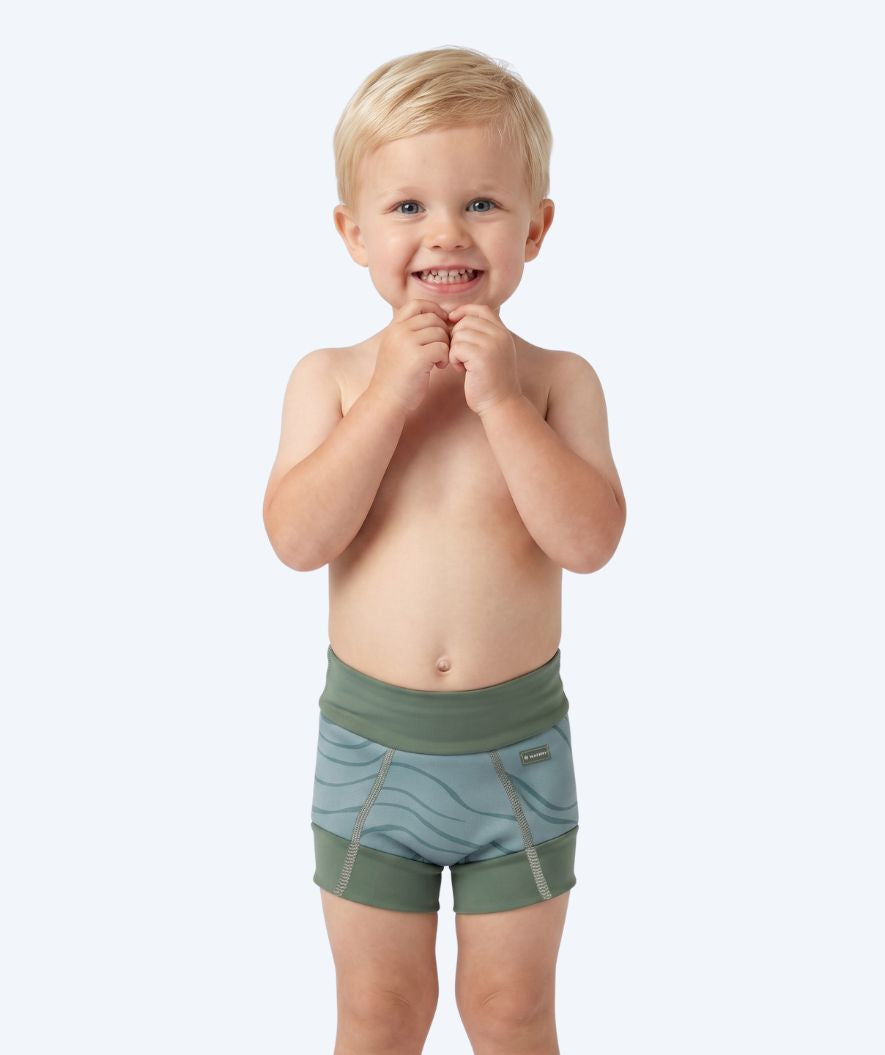 Watery zwemluiers voor kinderen - Neoprene Swim Nappy - Fjord Green
