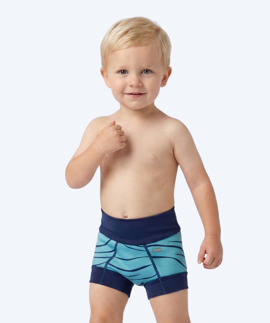 Watery zwemluiers voor kinderen - Neoprene Swim Nappy - Turquoise