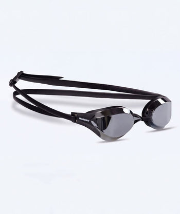 Watery Elite zwembril - Rattle Pro Mirror - Zwart/zilver