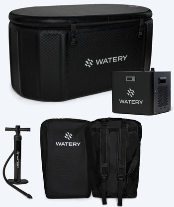 Pakketdeal: Watery Master pblaasbaar ijsbad & waterkoeler