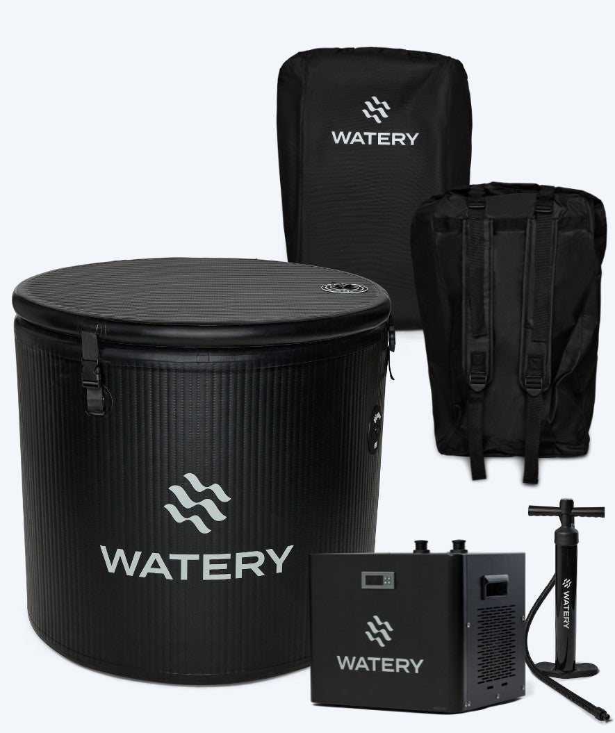 Pakketdeal: Watery Deluxe pblaasbaar ijsbad & waterkoeler