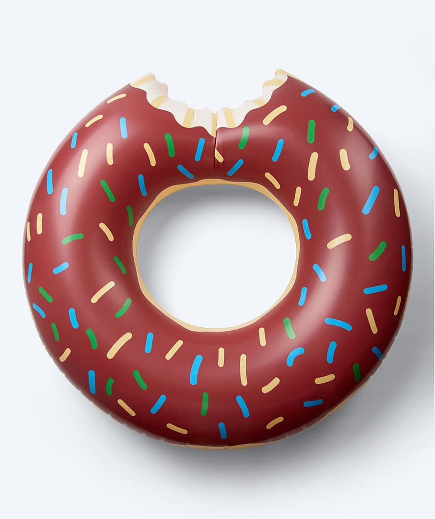 Watery opblaasbare ring - Indigo Donut - Bruin
