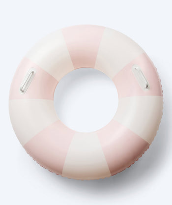 Watery opblaasbare ring - Cabana Stripe - Roze/Wit