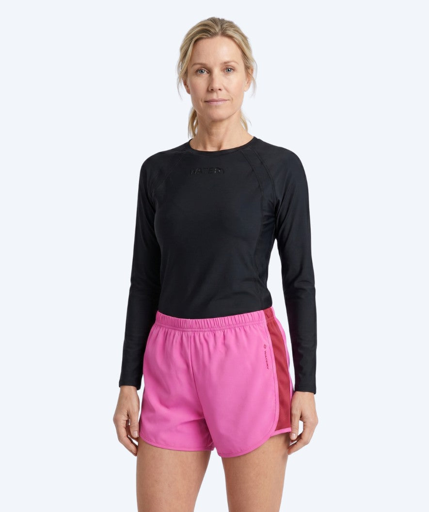 Watery zwemshorts voor vrouwen - Aiko - Roze/donkerrood