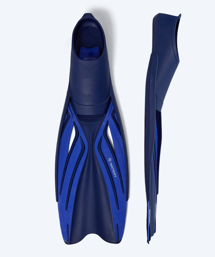 Watery zwemvliezen voor volwassenen - Isle - Donkerblauw/zwart