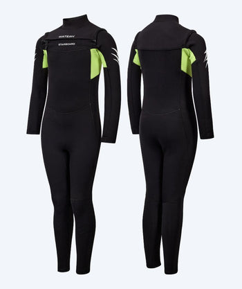 Watery wetsuit voor kinderen - Starboard (3-2mm) - Zwart/Groen