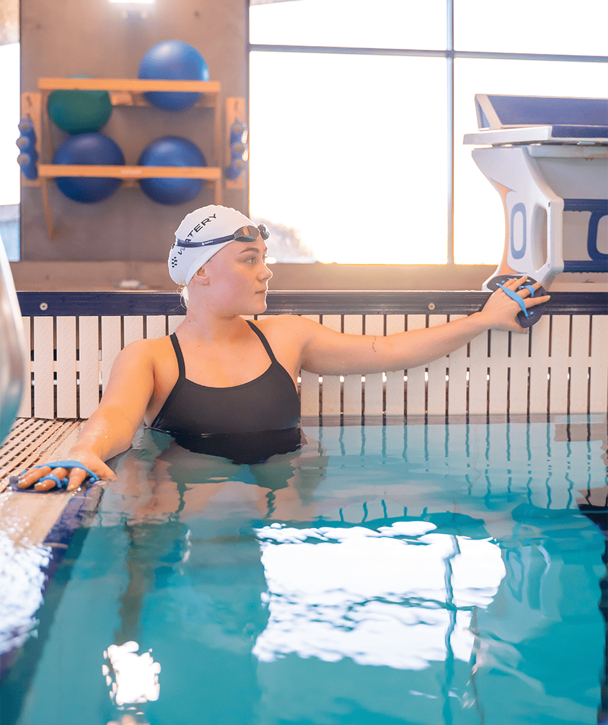Watery finger paddles - Tide - Blauw