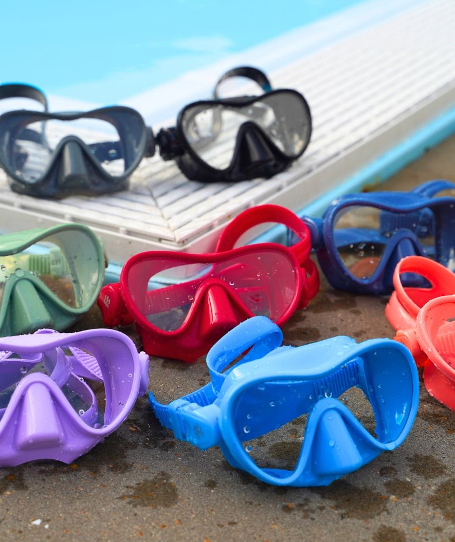 Watery volwassenen duikmasker (vanaf 12 jaar) - Cliff - Zwart