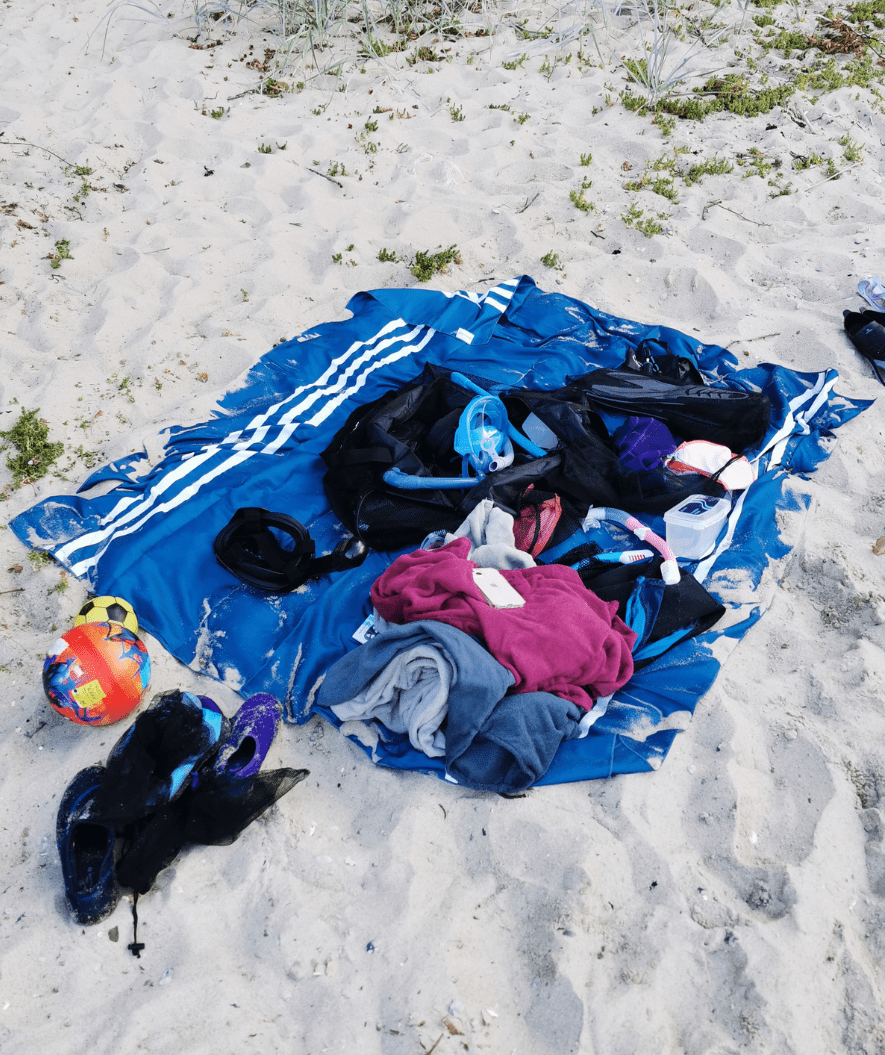 Watery microvezel handdoek (180 x 200 cm) - Eco Nebraska Family - Zwart