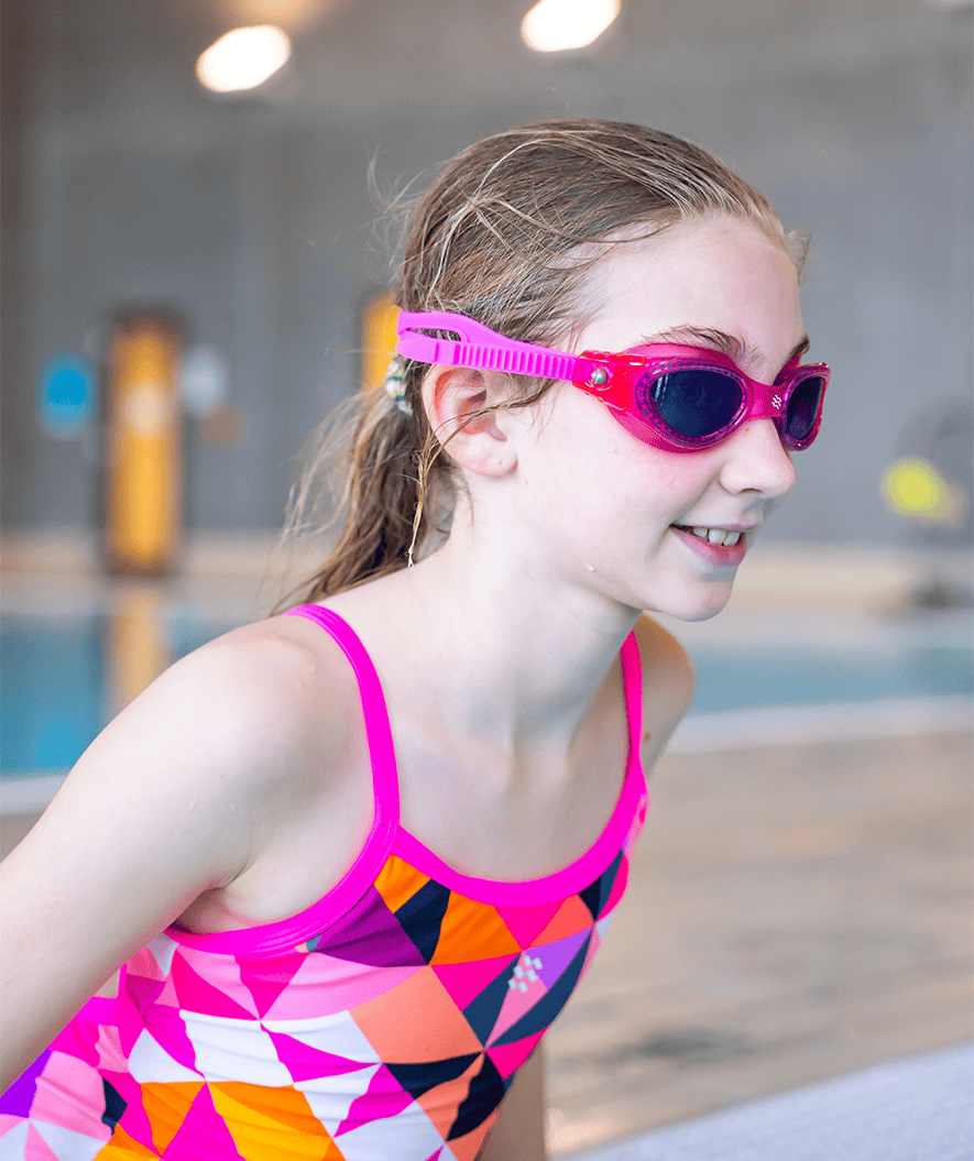 Watery kind zwembril - Pacific - Blauw (Smoke lens)