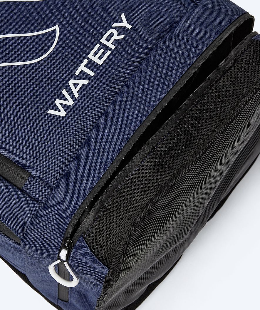 Watery zwemtas - Viper Elite 45L - Donkerblauw/wit