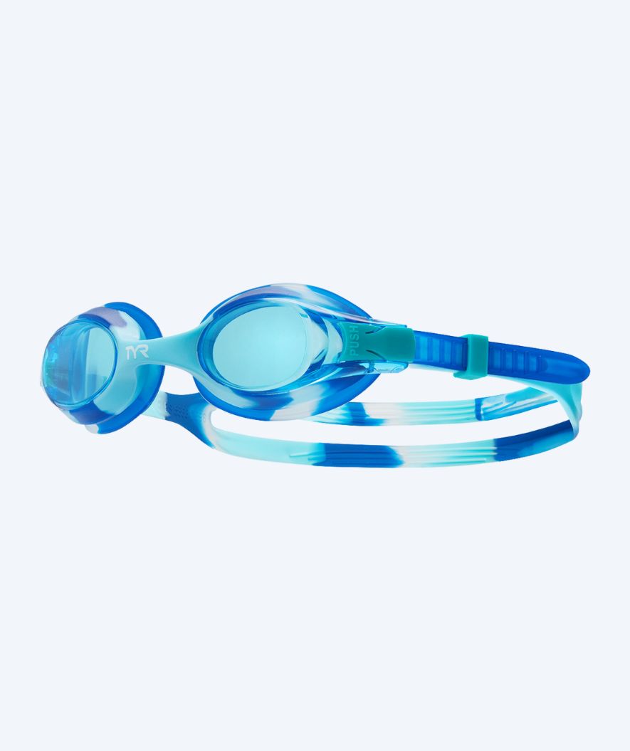 TYR zwembril voor kinderen - Swimple - Donkerblauw/lichtblauw
