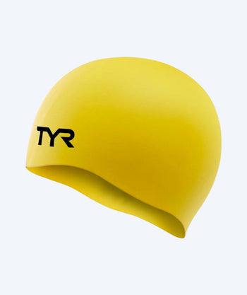 TYR badmuts - Silicone - Geel