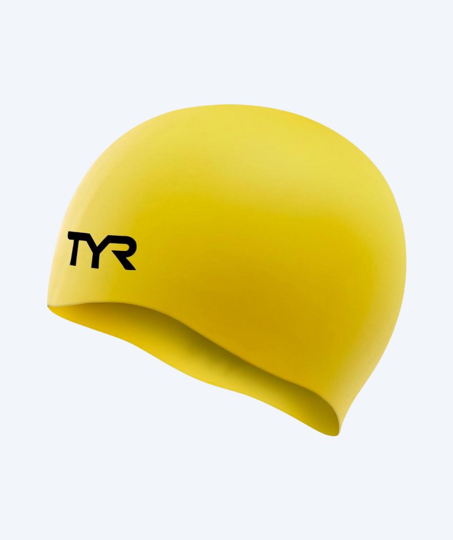 TYR badmuts - Silicone - Geel
