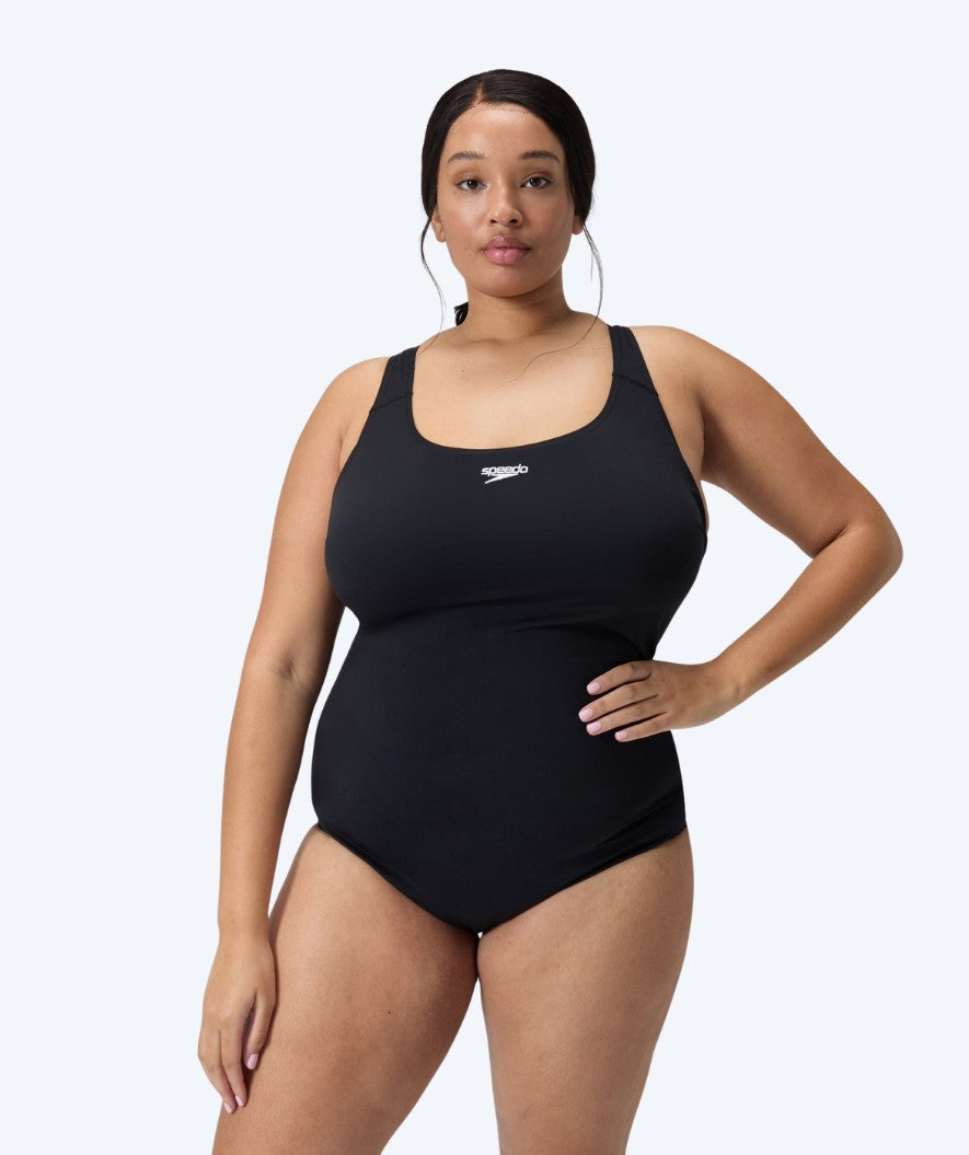 Speedo grote badpakken voor vrouwen - Endurance Medalist - Zwart