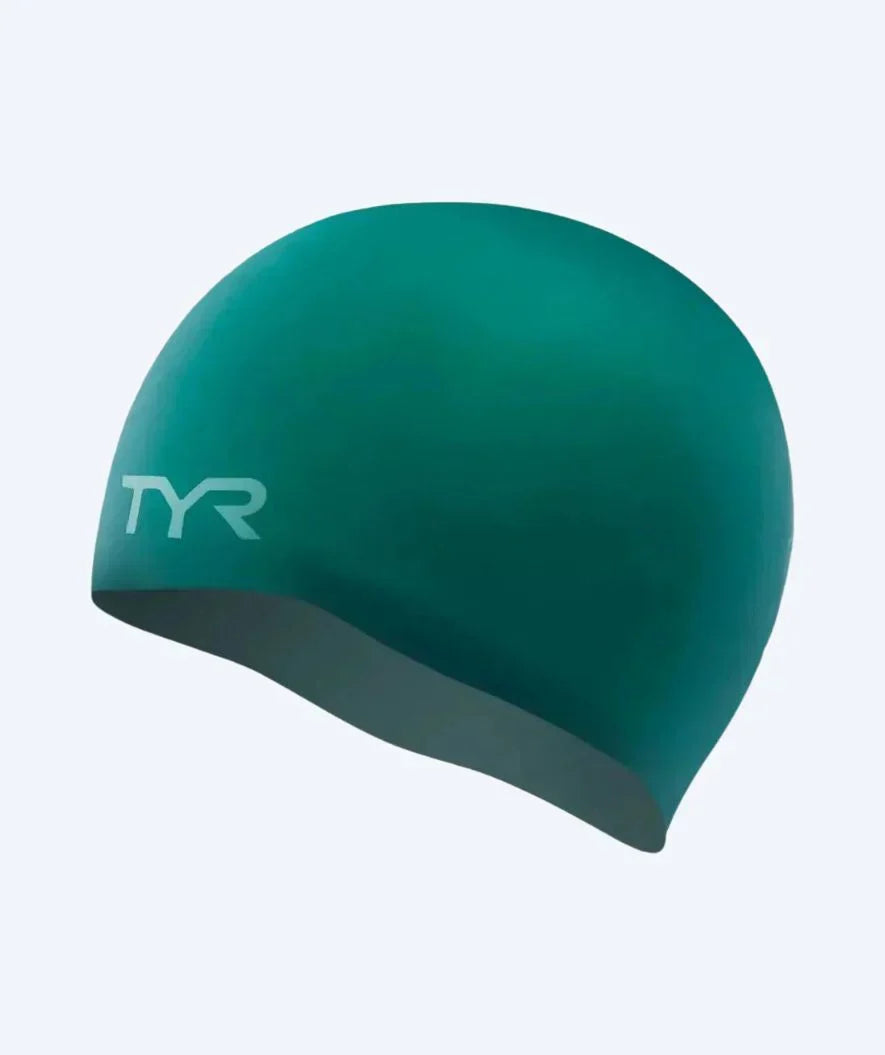 TYR badmuts - Silicone - Donkergroen