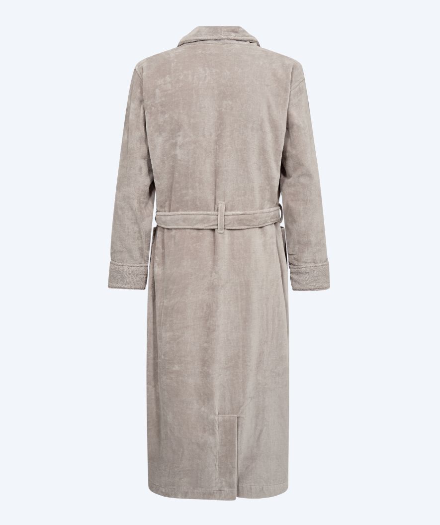 Watery heren badjas - Mariana - Grijs