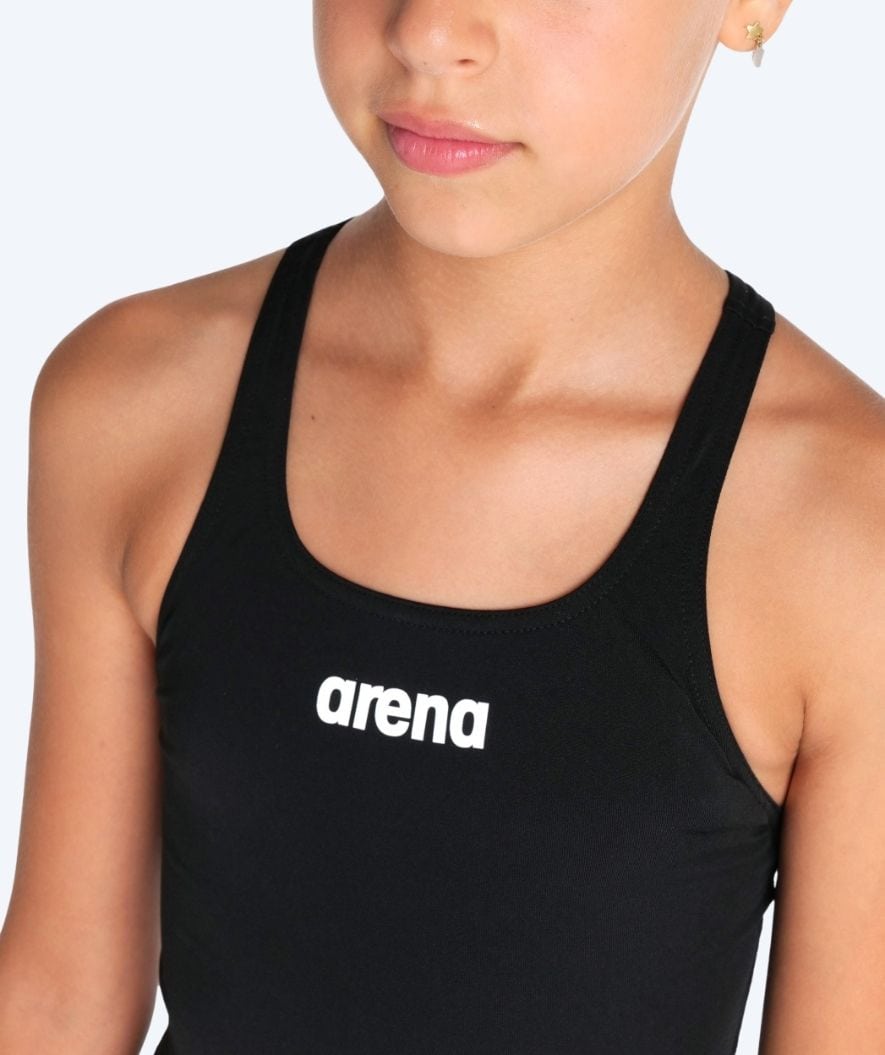 Arena meisjes badpak - Team Swim Pro Solid - Zwart
