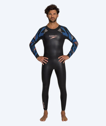 Speedo heren wetsuit - Proton - Zwart/Blauw
