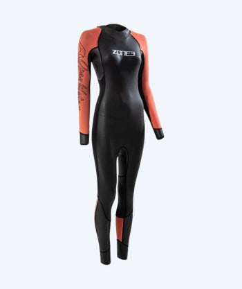 ZONE3 wetsuit voor vrouwen - Venture - Zwart/oranje