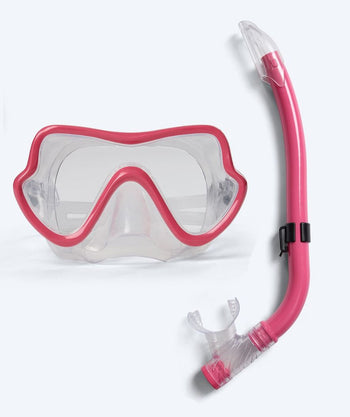 Watery junior Combo snorkelset (8-15) - Trigger - Rood