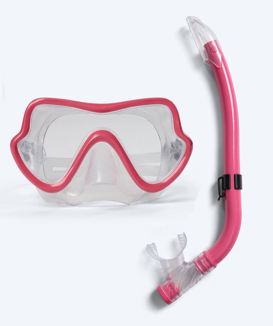 Watery Combo snorkelset junior (8-15) - Trigger - Rood