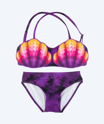 Fin Fun zeemeermin bikini voor kinderen - Royal Shell - Daybreak