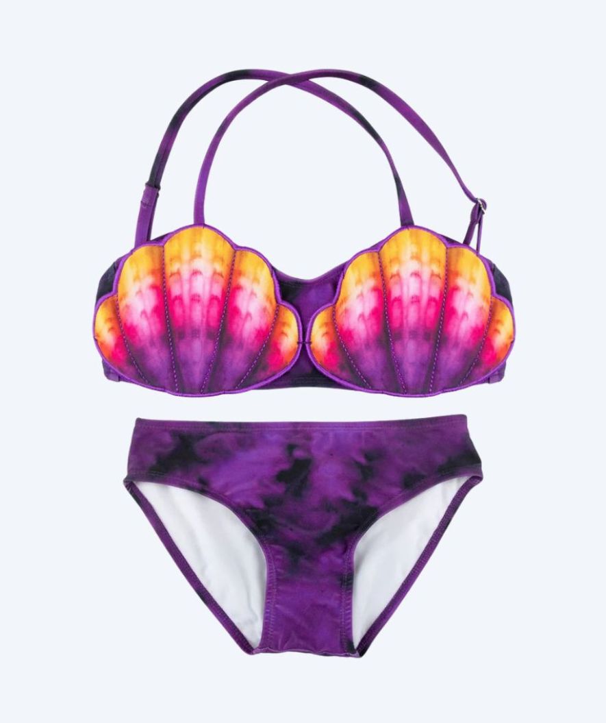 Fin Fun zeemeermin bikini voor kinderen - Royal Shell - Daybreak