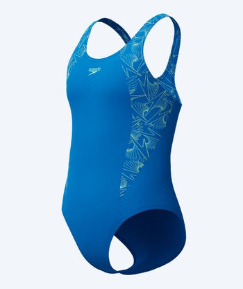 Speedo badpakken voor meisjes - Hyperboom Splice Muscleback - Lichtblauw