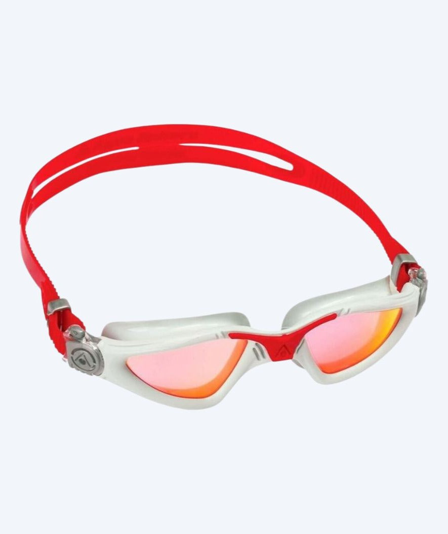 Aquasphere training zwembril - Kayenne Titanium - Rood/grijs
