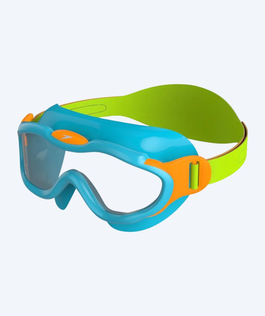 Speedo zwembril voor kinderen (2-6) - Biofuse 2.0 - Groen/oranje