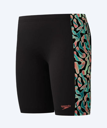 Speedo zwemjammer voor jongens - Digital Panel - Zwart/groen