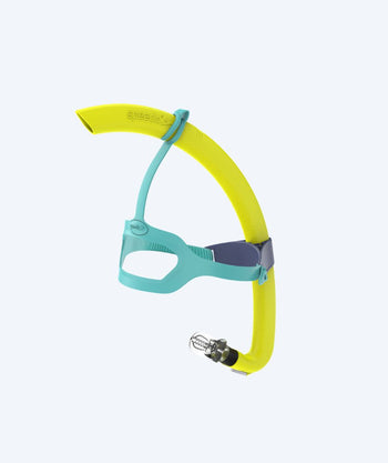 Speedo centrale snorkel junior - Bullet Head - Geel/turkoois